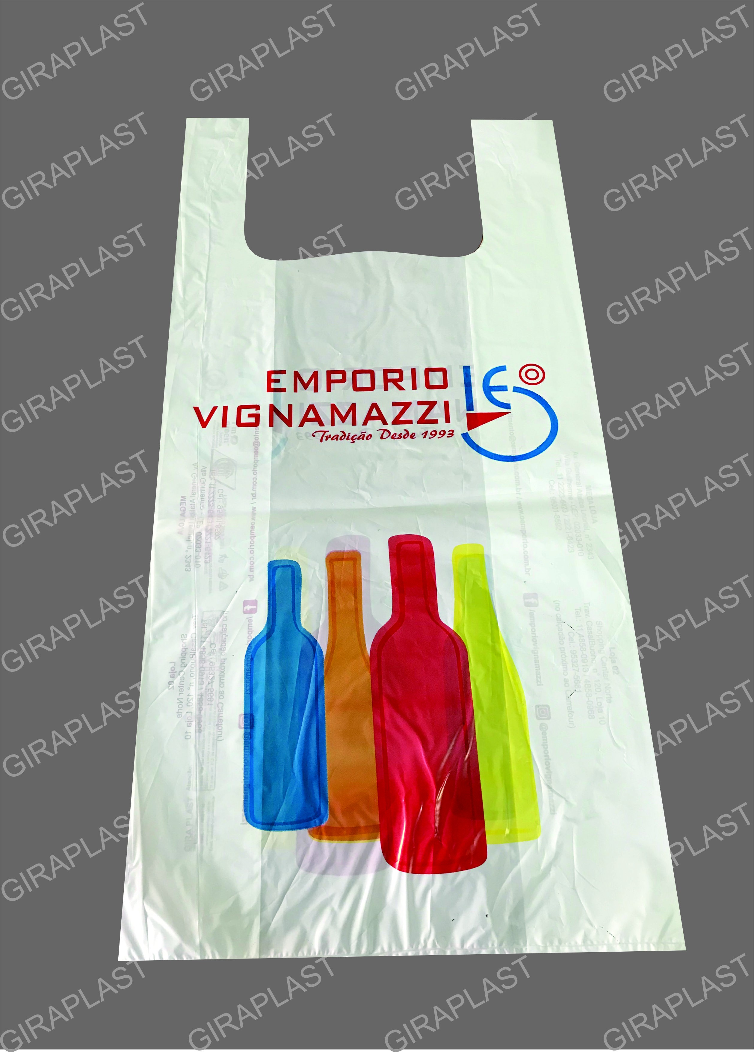 Fábrica de sacolas plásticas personalizadas sp