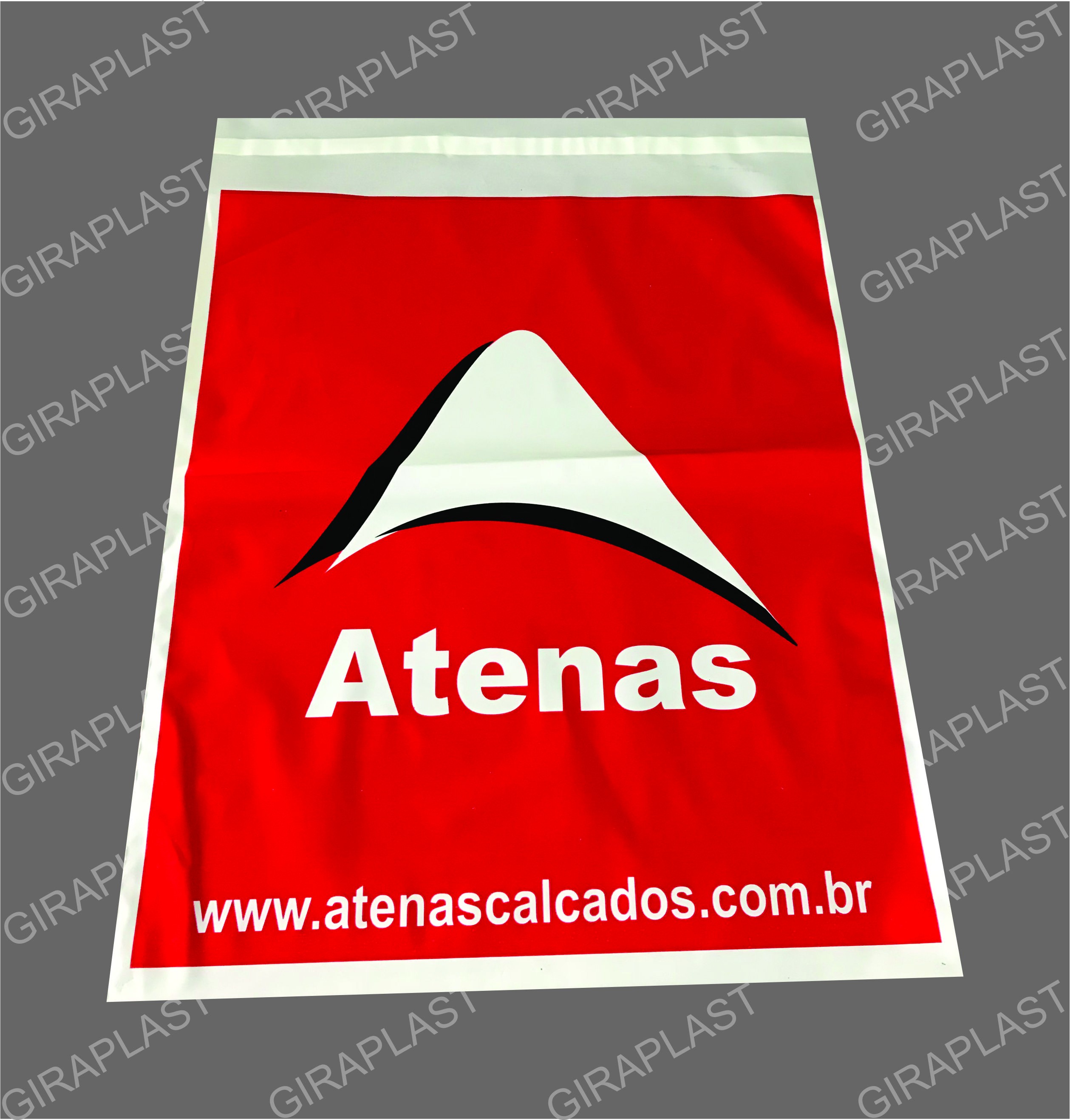 Sacos plasticos com fita adesiva